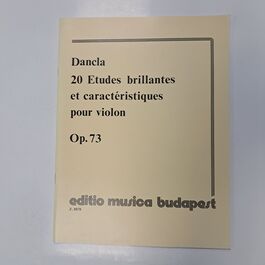 20 Etudes Brillantes et Caractéristiques pour Violon Op. 73
