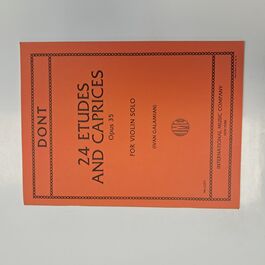 24 Studies and Caprices Opus 35 for Violin Solo