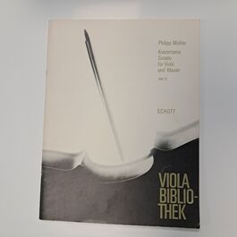 Konzertante Sonate für Viola und Klavier VAB 21