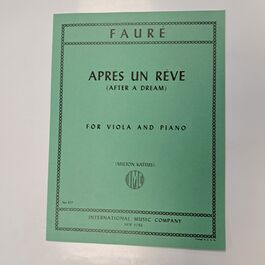 Après un Rêve for Viola and Piano