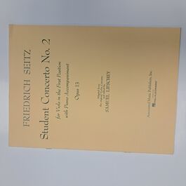 Student Concerto No. 2 for Viola Opus 13