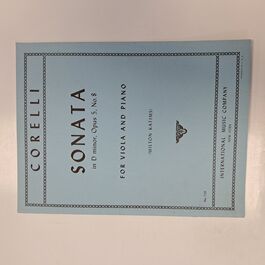 Sonata in D minor Opus 5 No. 8 for Viola and Piano