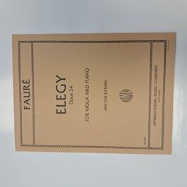 Elegy Opus 24 for Viola and Piano Gabriel Fauré