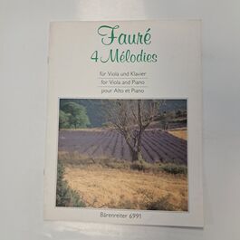 4 Mélodies Gabriel Fauré