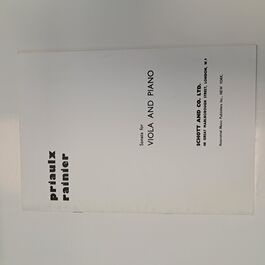 Sonata for Viola and Piano ED10410