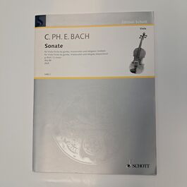 Sonate for Viola G minor Wq 88