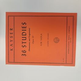 36 Studies Elementary and Progressive Opus 20