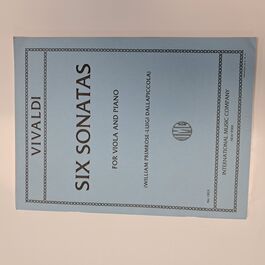 Six Sonatas for Viola and Piano Vivaldi