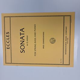 Sonata in G minor for String Bass and Piano