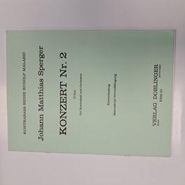 Konzert Nr. 2 D-dur für Kontrabass und Orchester