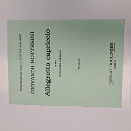 Allegretto Capriccio Fis-Mool Kontrabass und Klavier