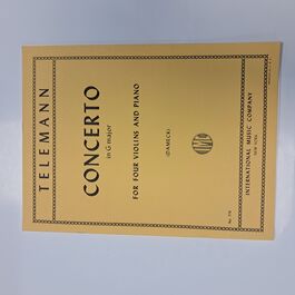 Concerto in G major for four Violins and Piano