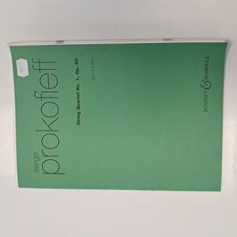 String Quartet No. 1 Op. 50 Prokofieff String Quartet No. 1 Op. 50 Prokofieff