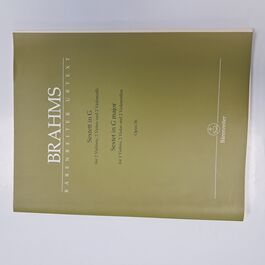 Sting Sextet in G Major Opus 36 Brahms Sting Sextet in G Major Opus 36 Brahms