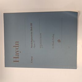 String Quartets Book 3 Op. 17 String Quartets Book 3 Op. 17