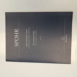 Six German Songs for Voice, Clarinet and Piano Op. 103