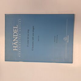 O Come Let us Sing Vocal Score