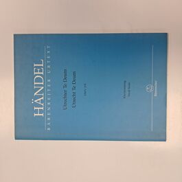 Utrechter Te Deum Vocal Score