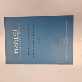 O Praise the Lord with One Consent Vocal Score