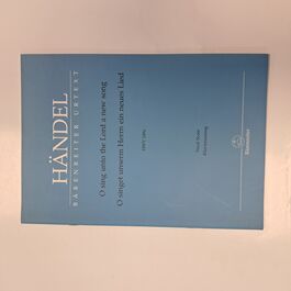 O Sing Unto the Lord a New Song Vocal Score