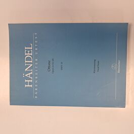Ottone Händel Opera in tre Atti Vocal Score