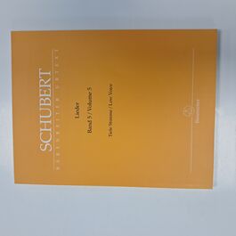 Lieder Volume 5 Low Voice