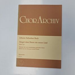 Singet dem Herrn Ein Neues Lied