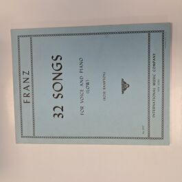 32 Songs for Voice and Piano