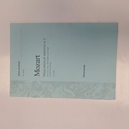 Missa Brevis et Solemnis in C für Soli, Chor, Orchester und Orgel KV259