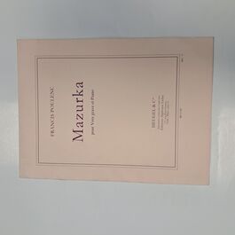 Mazurka pour Voix Grave et Piano