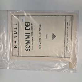 Sommi Dei from the Opera ?Radamisto? for Voice and Piano