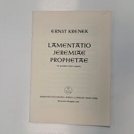 Lamento Jeremías Prophetae