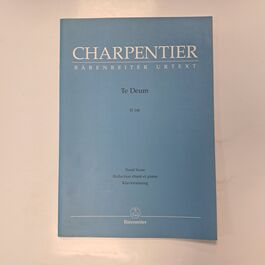 Te Deum Charpentier Vocal Score