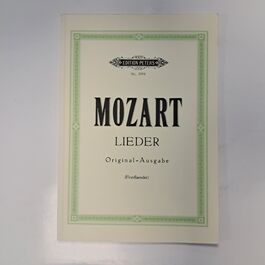 Lieder Original Ausgabe Mozart