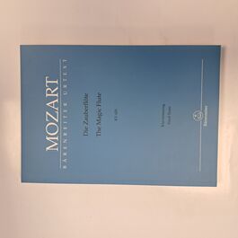The Magic Flute KV620 Vocal Score Mozart