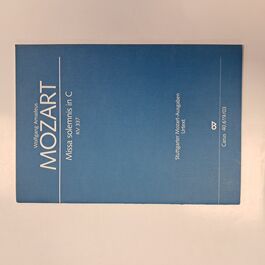Missa Solemnis in C KV337 Vocal Score