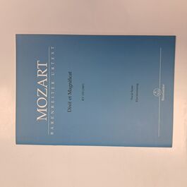 Dixit et Magnificat KV193 Vocal Score