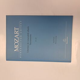Litaniae de Venerabili Altaris Sacramento KV125 Vocal Score