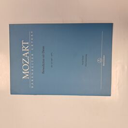 Benedictus sit Deus KV117 Vocal Score