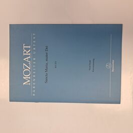 Sancta Maria, Mater Dei KV273 Vocal Score