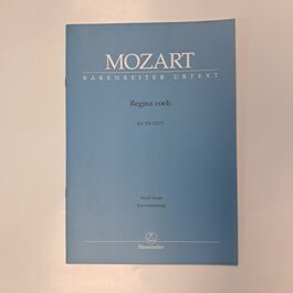 Regina Coeli KV276 Vocal Score