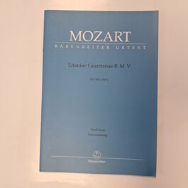 Litaniae Lauretanae B.M.V KV195 Vocal Score