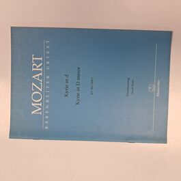 Kyrie in D Minor KV341 Vocal Score