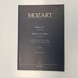 Missa in C Major Credo Mass KV257 Vocal Score