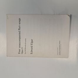 Four Unaccompanied Part-Songs Opus 53 for SATB