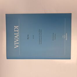 Kyrie RV587 Choir SSAA Vocal Score