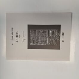 Gloria RV589 Canto e Pianoforte Vocal Score
