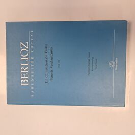 La Damnation de Faust Vocal Score