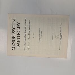 My God, Why Hast Thou Forsaken Me Score