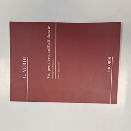 Va, Pensiero, Sull´Ali Dorate Coro e Pianoforte